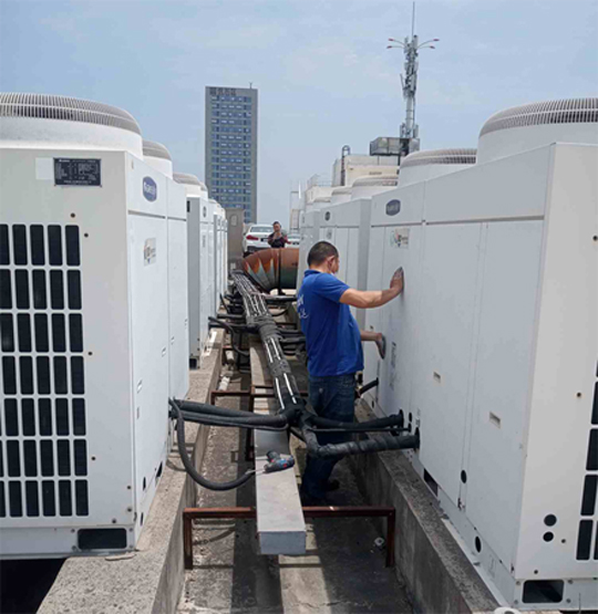 永春中央空调制热和不制冷系统维修方法